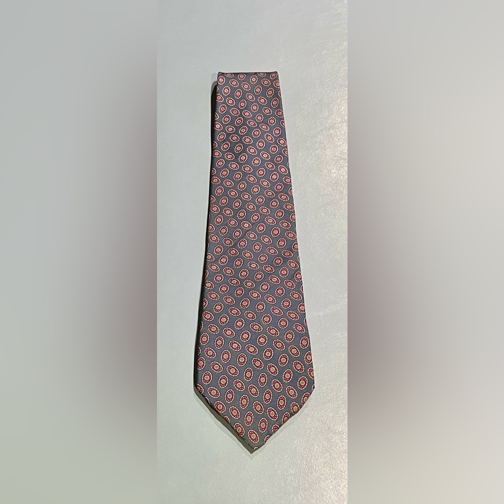 American Traditions Classic Blue and Burgundy Men's Tie